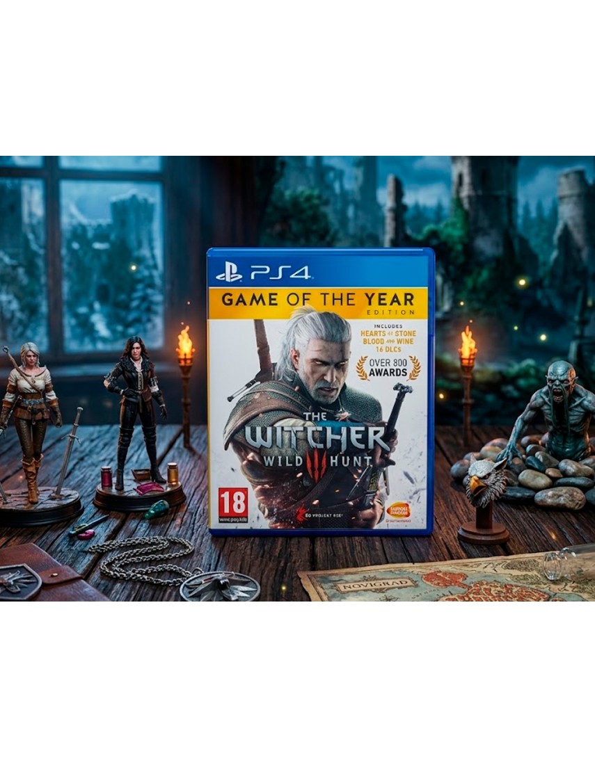Купить Ведьмак 3 Дикая Охота Издание года [PS4] в Новосибирске