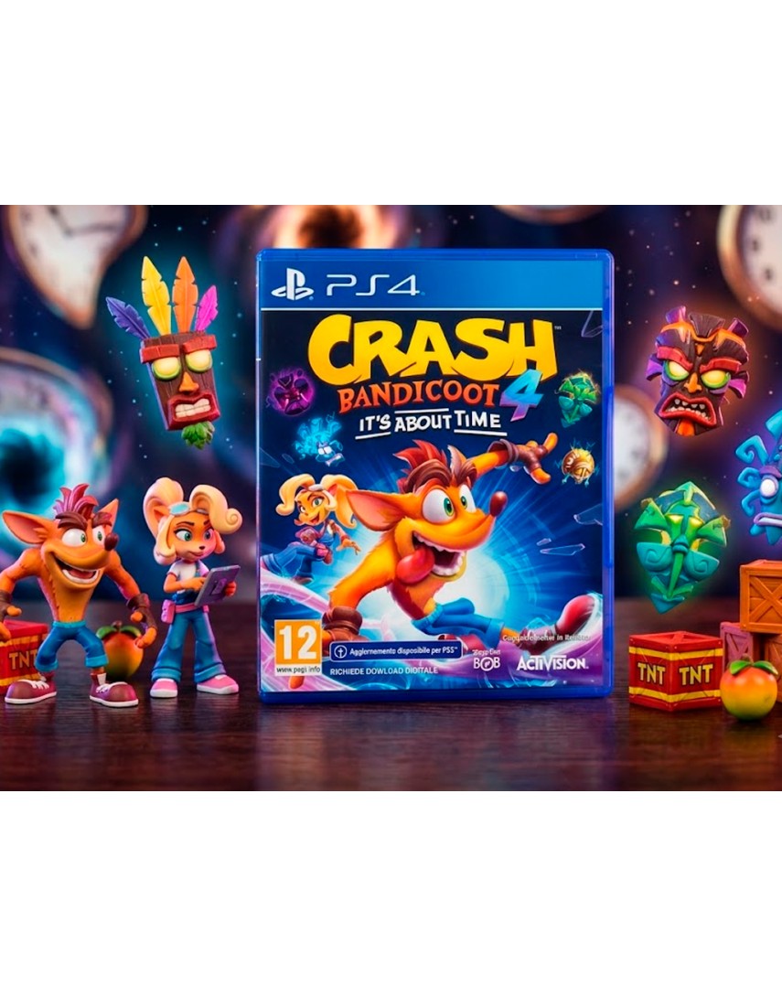 Купить Crash Bandicoot 4 It’s About Time [PS4] в Новосибирске