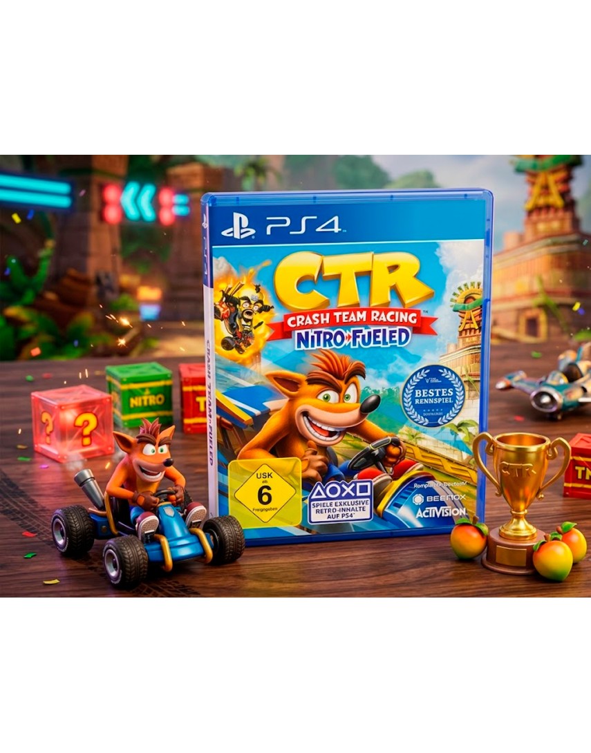 Купить Crash Team Racing Nitro-Fueled [PS4] в Новосибирске