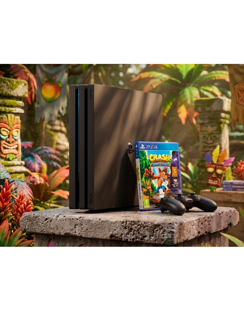 Playstation 4 Pro (1TB) + Диск (Crash Bandicoot)
