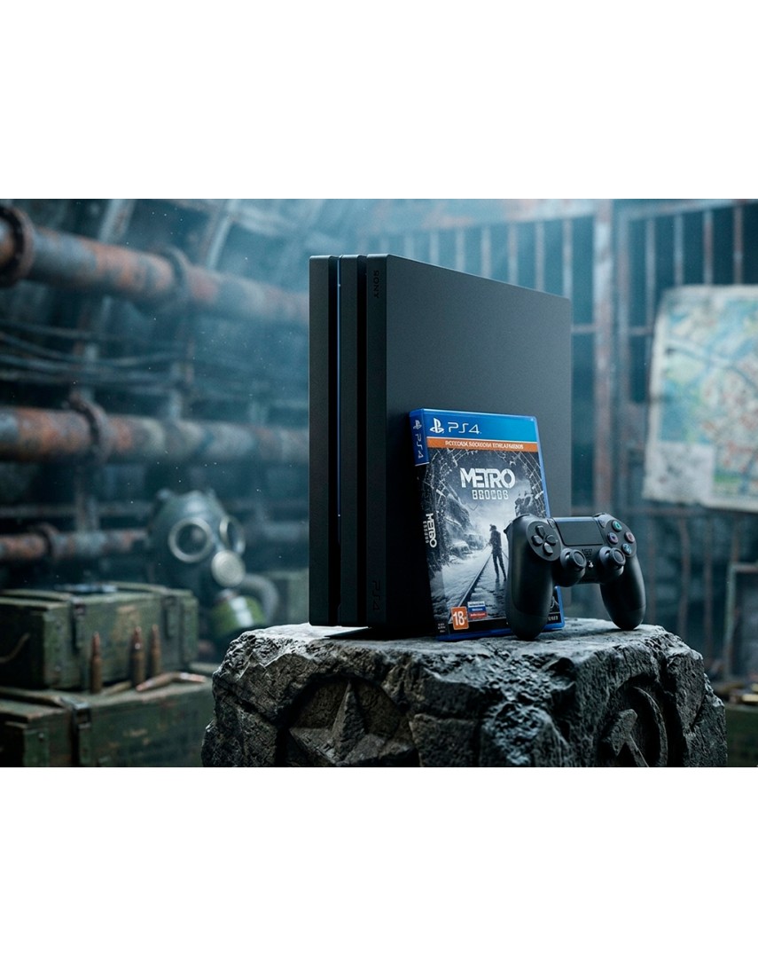 Playstation 4 Pro (1TB) + Диск (Metro Exodus) Playstation 4 Pro (1TB) + Диск (Metro Exodus)