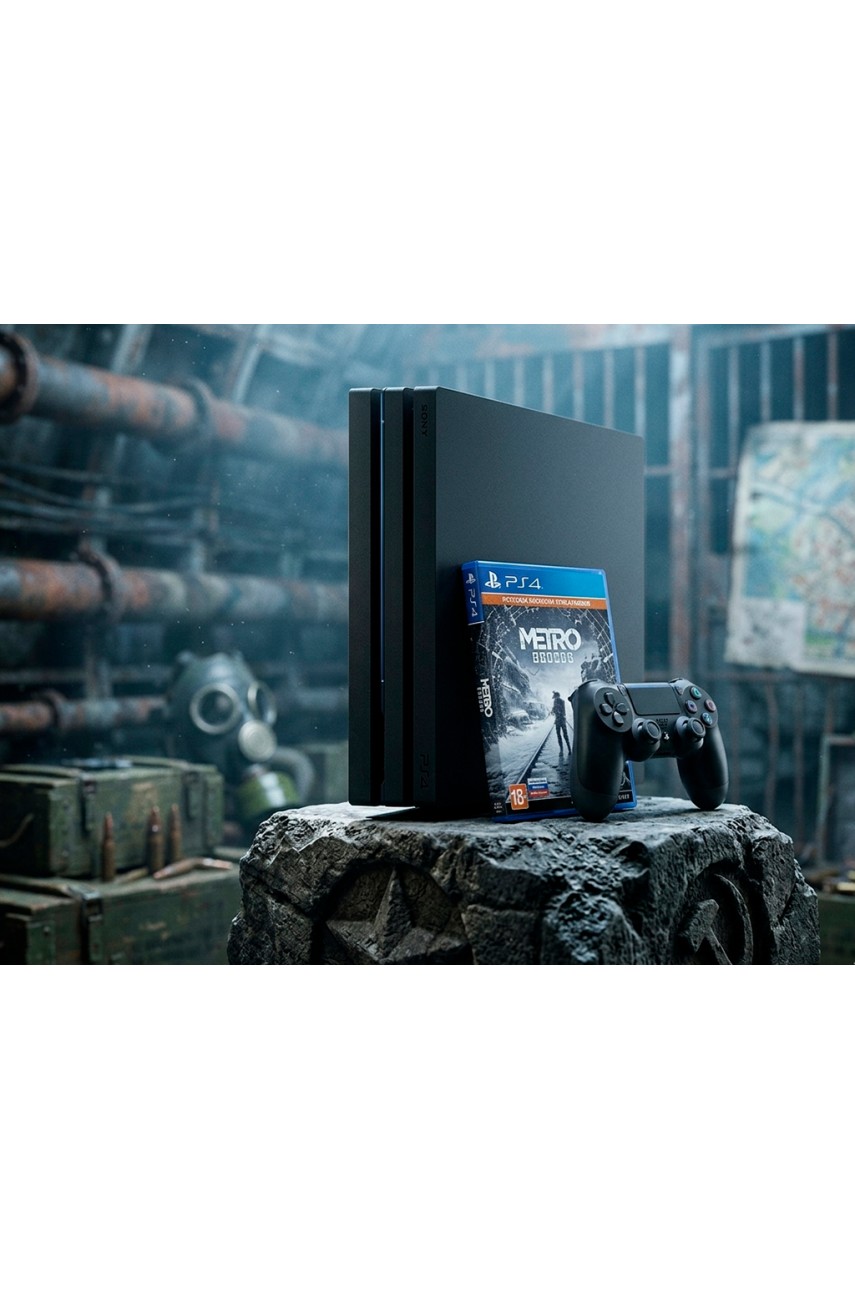 Playstation 4 Pro (1TB) + Диск (Metro Exodus)