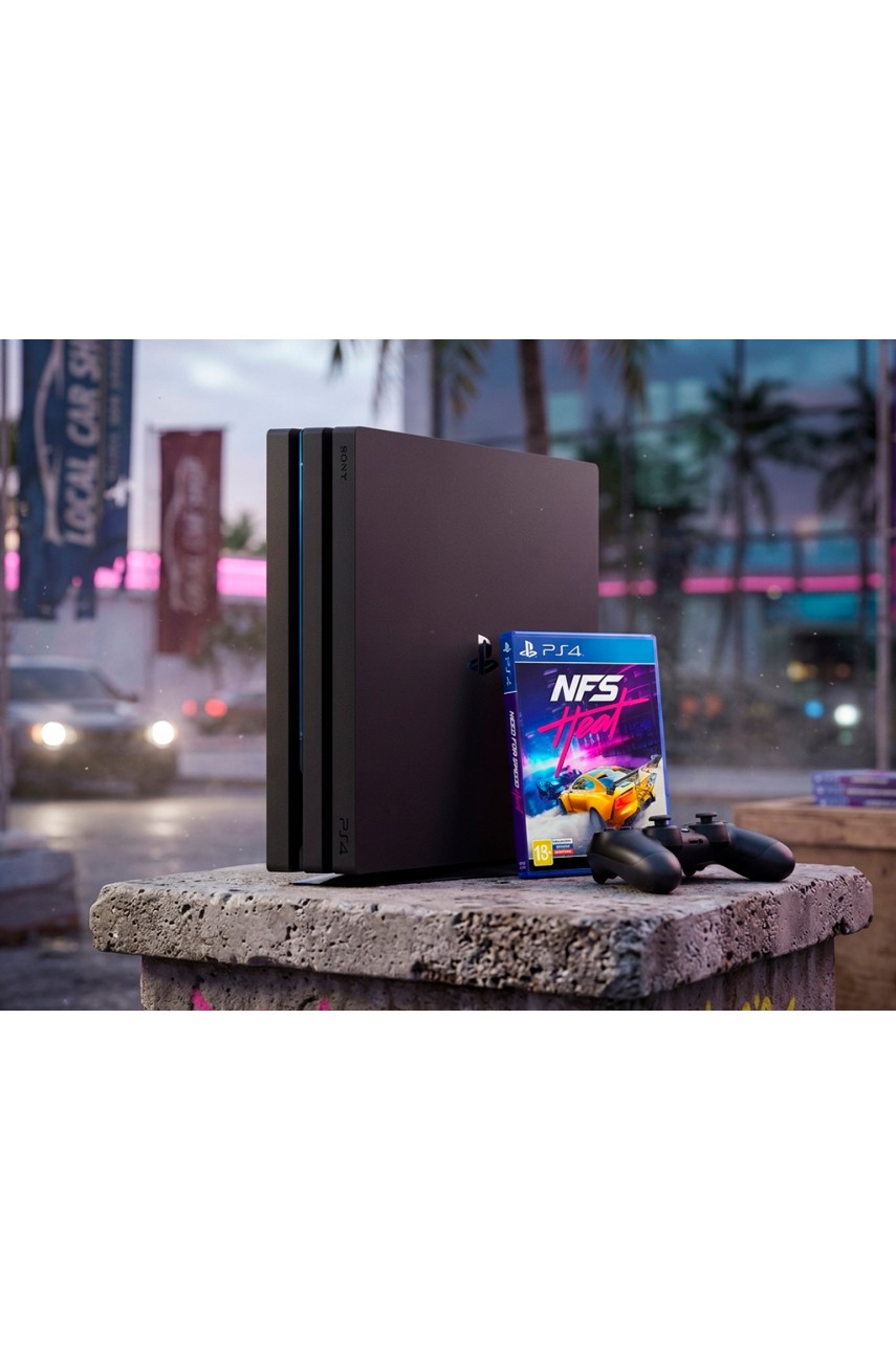 Playstation 4 Pro (1TB) + Диск (NFS Heat)