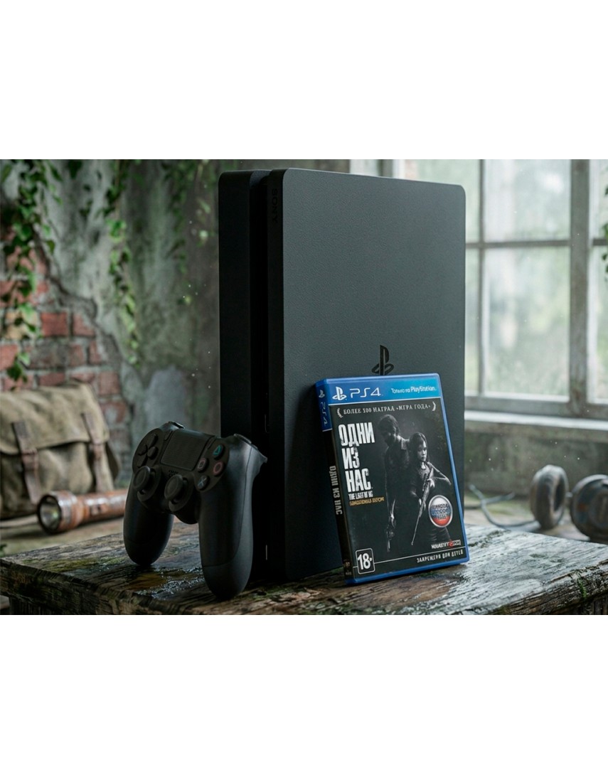 Playstation 4 Slim (500GB) + Диск (Одни из нас) Playstation 4 Slim (500GB) + Диск (Одни из нас)