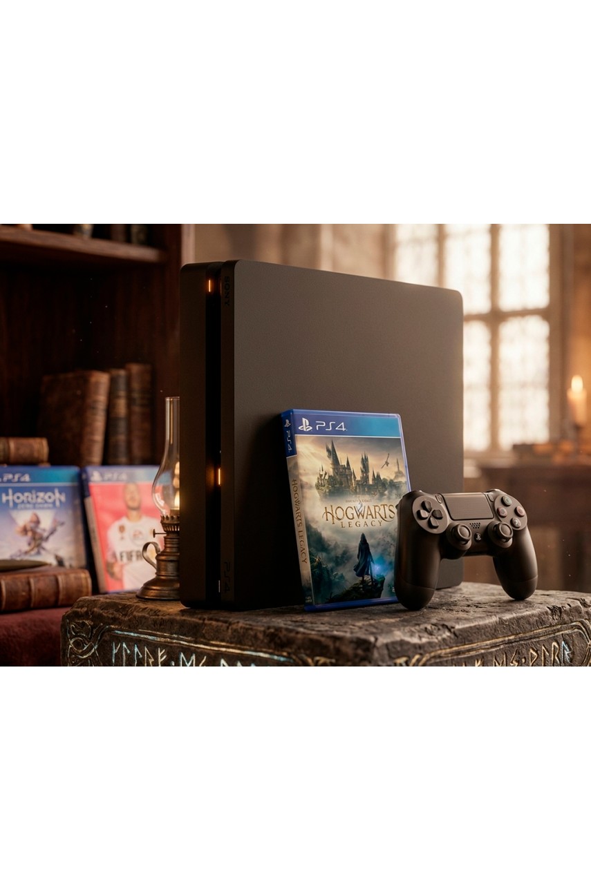Playstation 4 Slim (1TB) + Диск (Hogwards Legacy)
