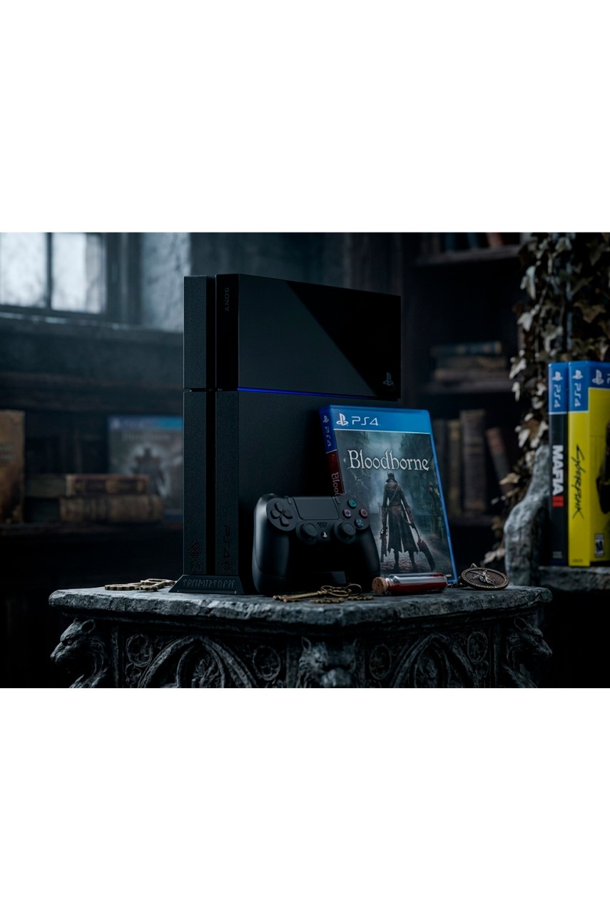 Playstation 4 Fat (500GB) + Диск Bloodborne