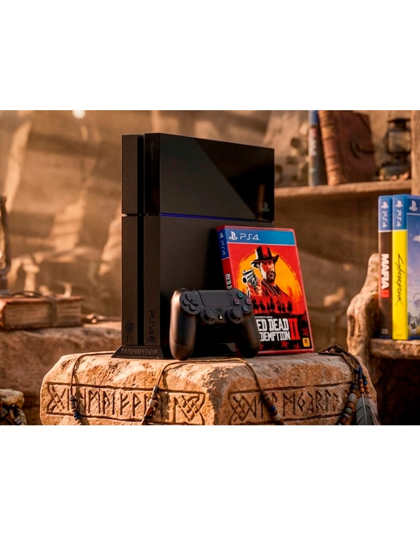 Playstation 4 Fat (500GB) + Диск Red dead redemption 2