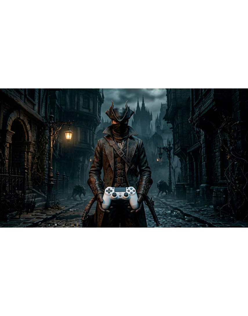 	Геймпад для PS4 Dualshock 4 White Оригинал (Б/У)