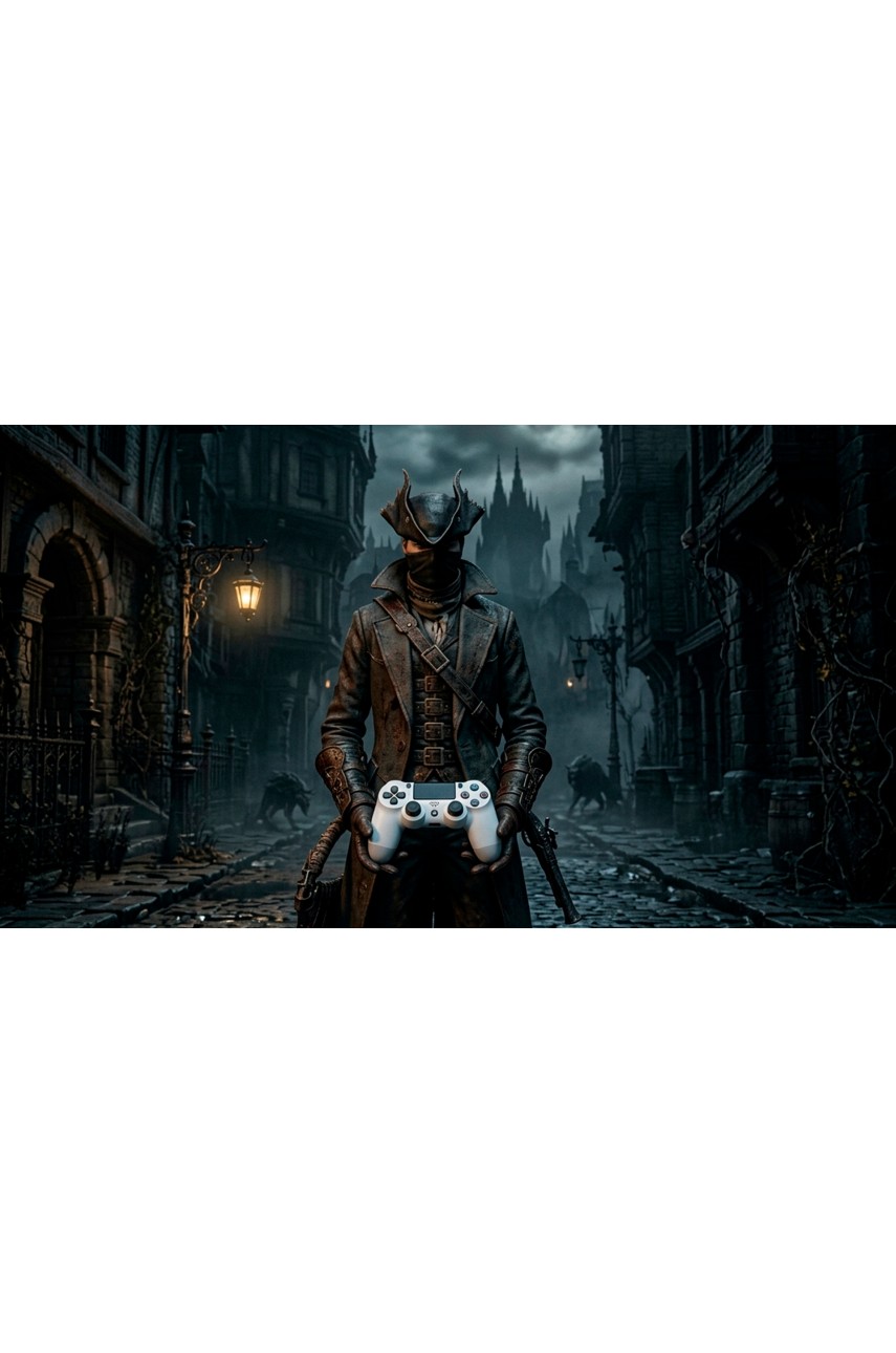 	Геймпад для PS4 Dualshock 4 White Оригинал (Б/У)