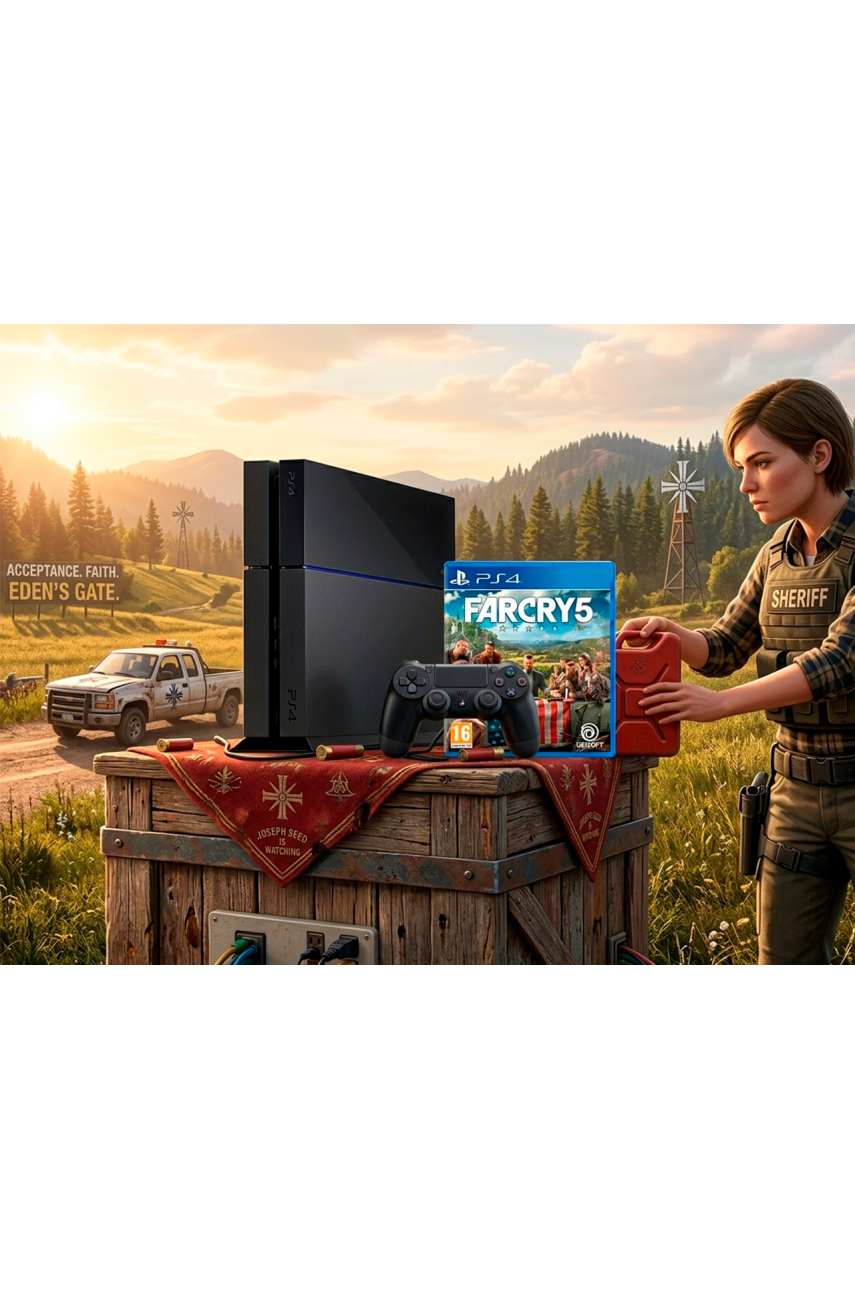 Playstation 4 Fat (500GB) + Диск Far cry 5