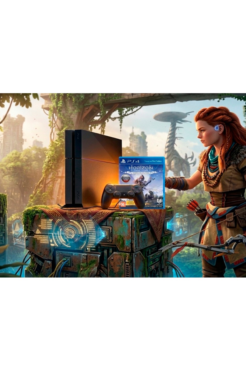 Playstation 4 Fat (500GB) + Диск Horizon zero dawn