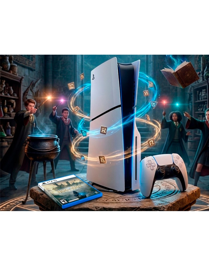 Playstation 5 Slim (PS5) (Б/У) + Hogwards Legacy диск