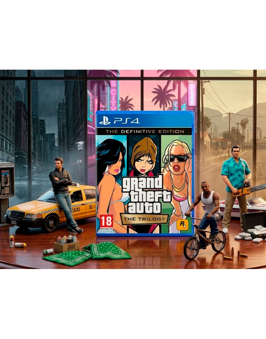 Grand Theft Auto Trilogy (GTA Trilogy The Definitive Edition) [PS4]