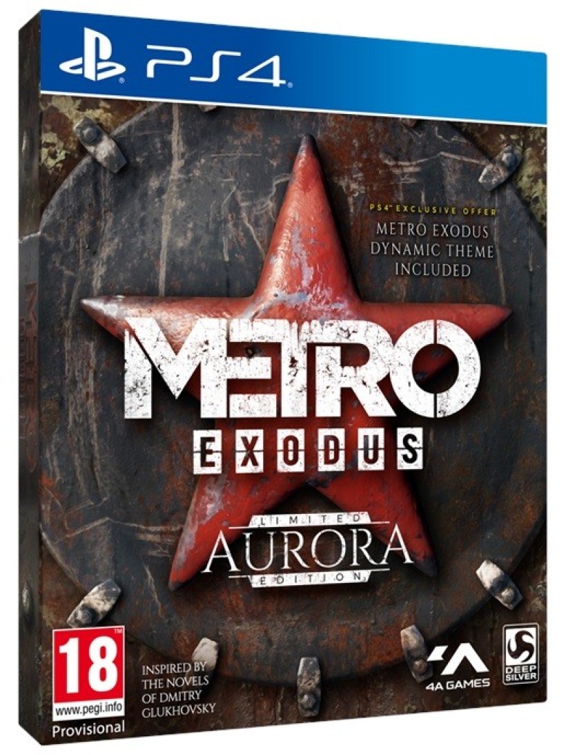 Метро Исход Издание Аврора Steelbook (Без Дополнений) [PS4]