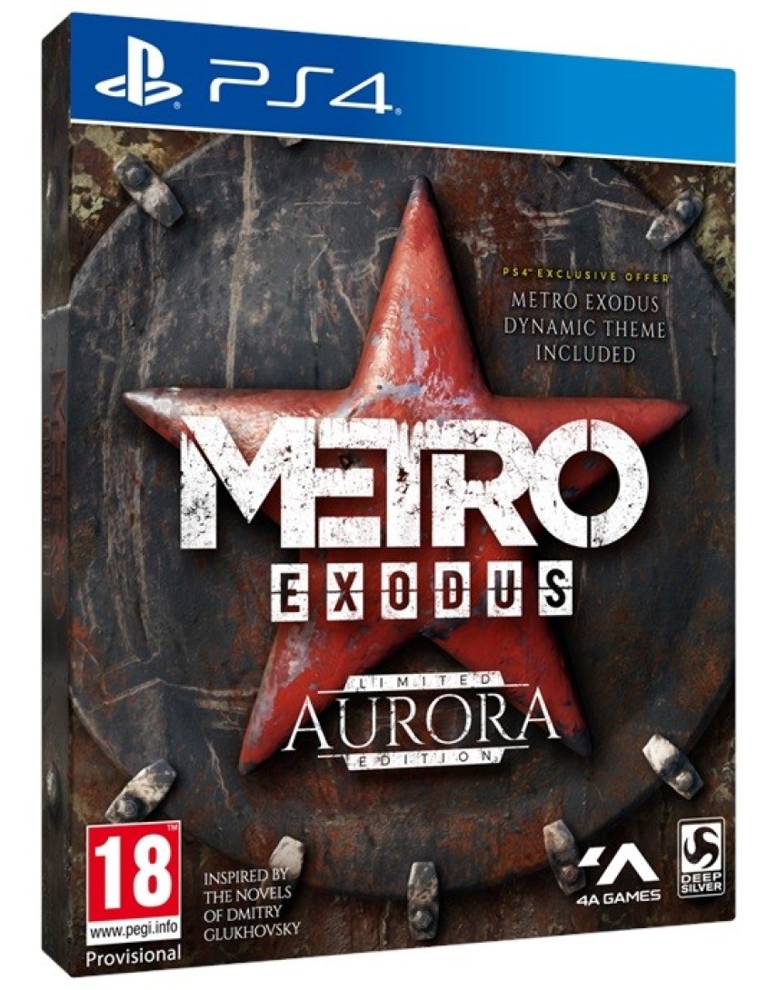 Метро Исход Издание Аврора Steelbook (Без Дополнений) [PS4]