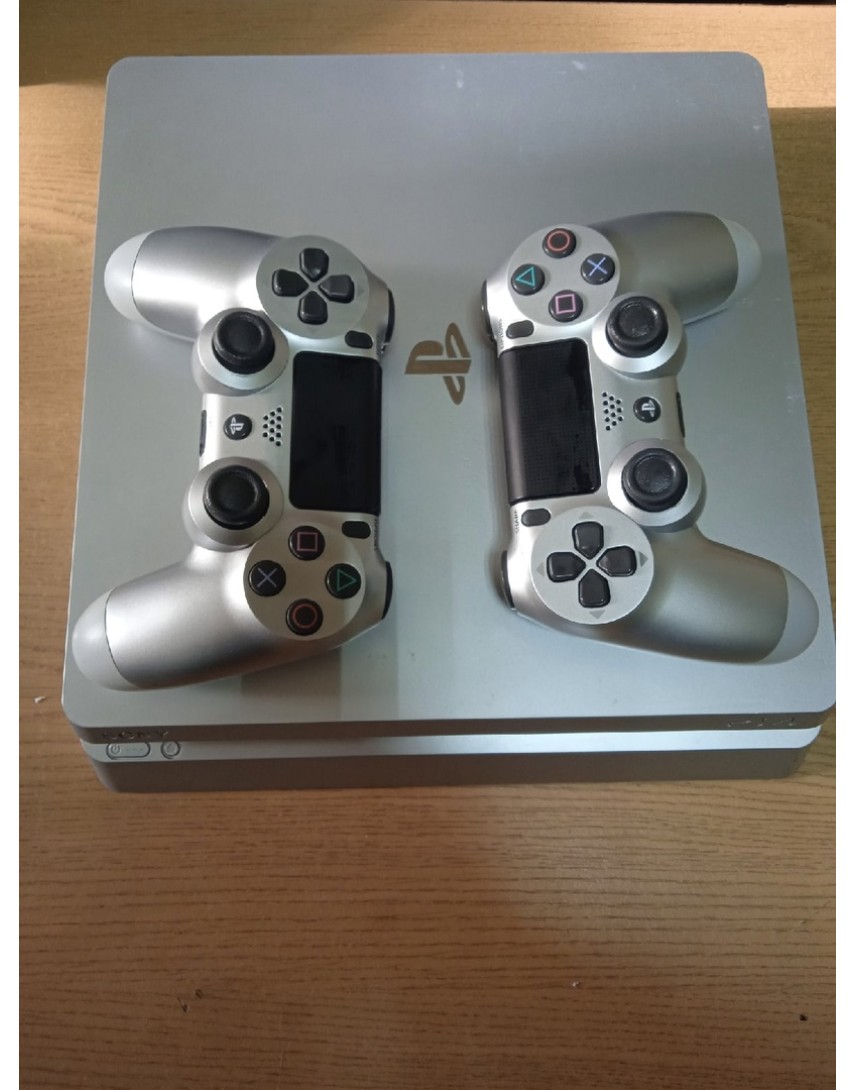 Игровая консоль Playstation 4 Slim 500GB Silver (Б/У) + Dualshock 4 Silver (Б/У)