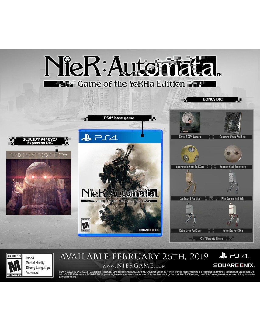 Nier Automata Game of the Yorha Edition [PS4] (Доп. Контент)