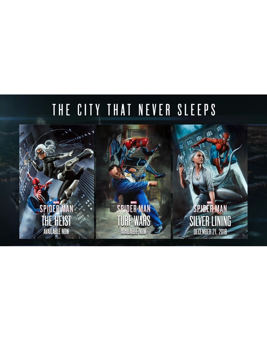 Marvel Человек паук Город, который не спит [PS4] (Доп. Контент)