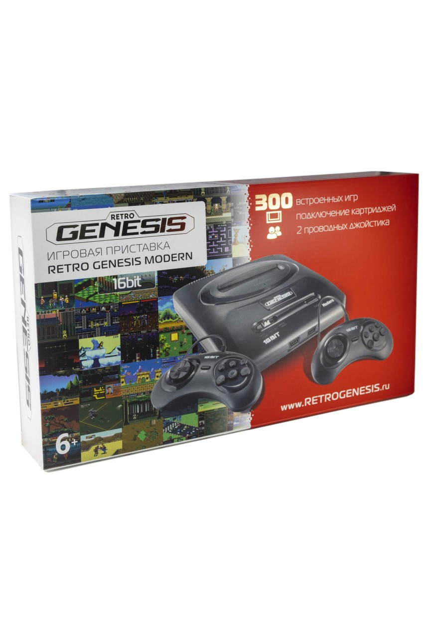 Игровая консоль Retro Genesis 16Bit + 300 Игр (New)