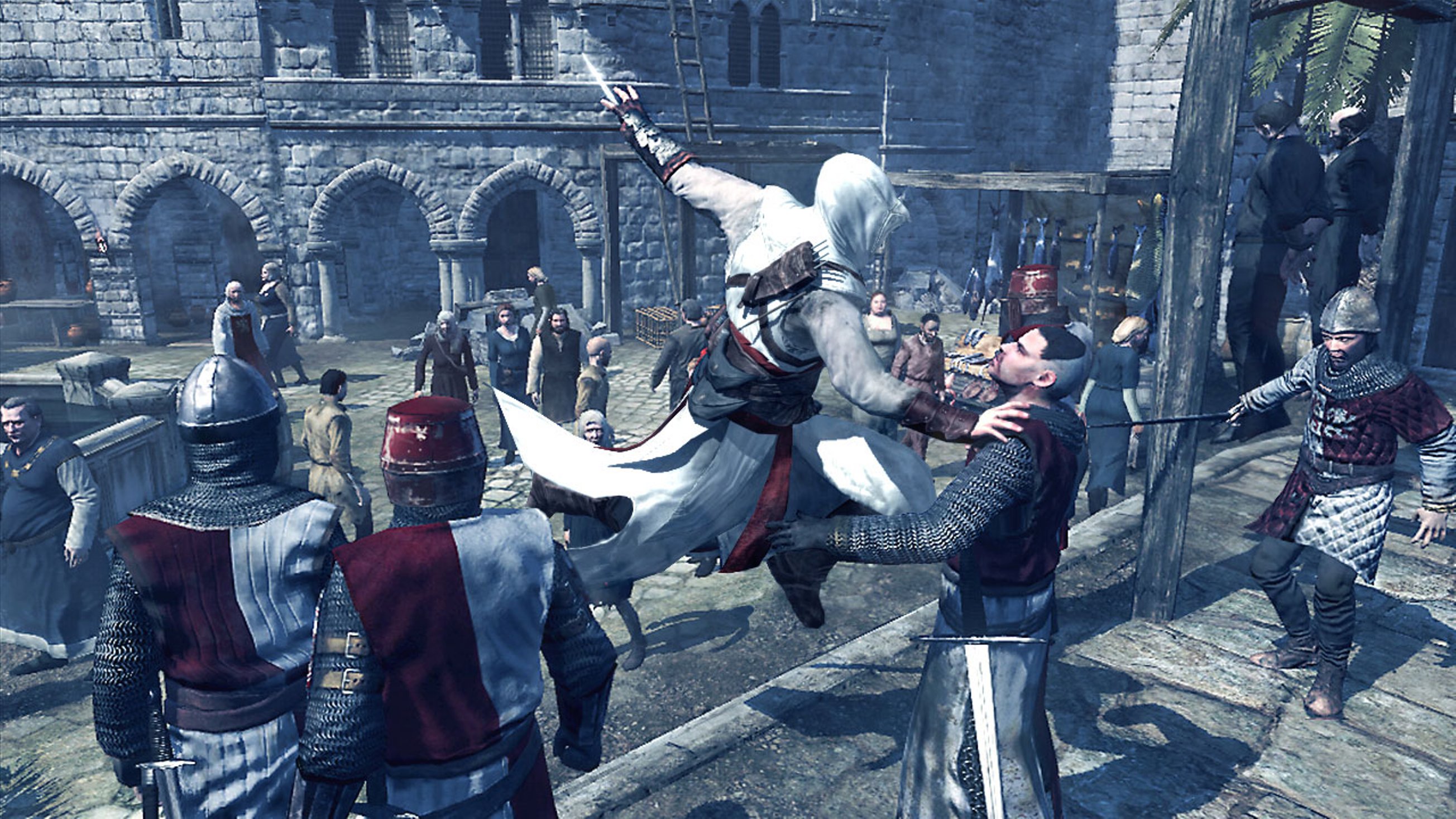 Assassins 3 механики. Assassin's Creed 1. Assassin's Creed 2008. Assassin's Creed 1 ps3 screenshot. Ассасин Крид 1 ассасин.