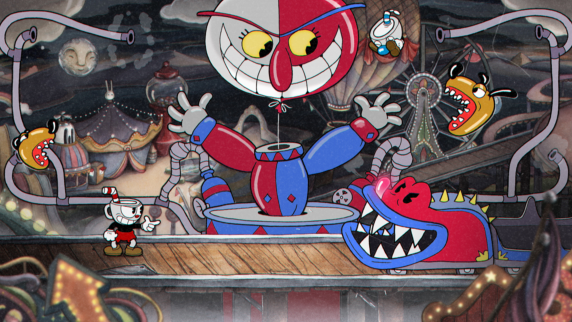 Cuphead как играть вдвоем steam фото 9