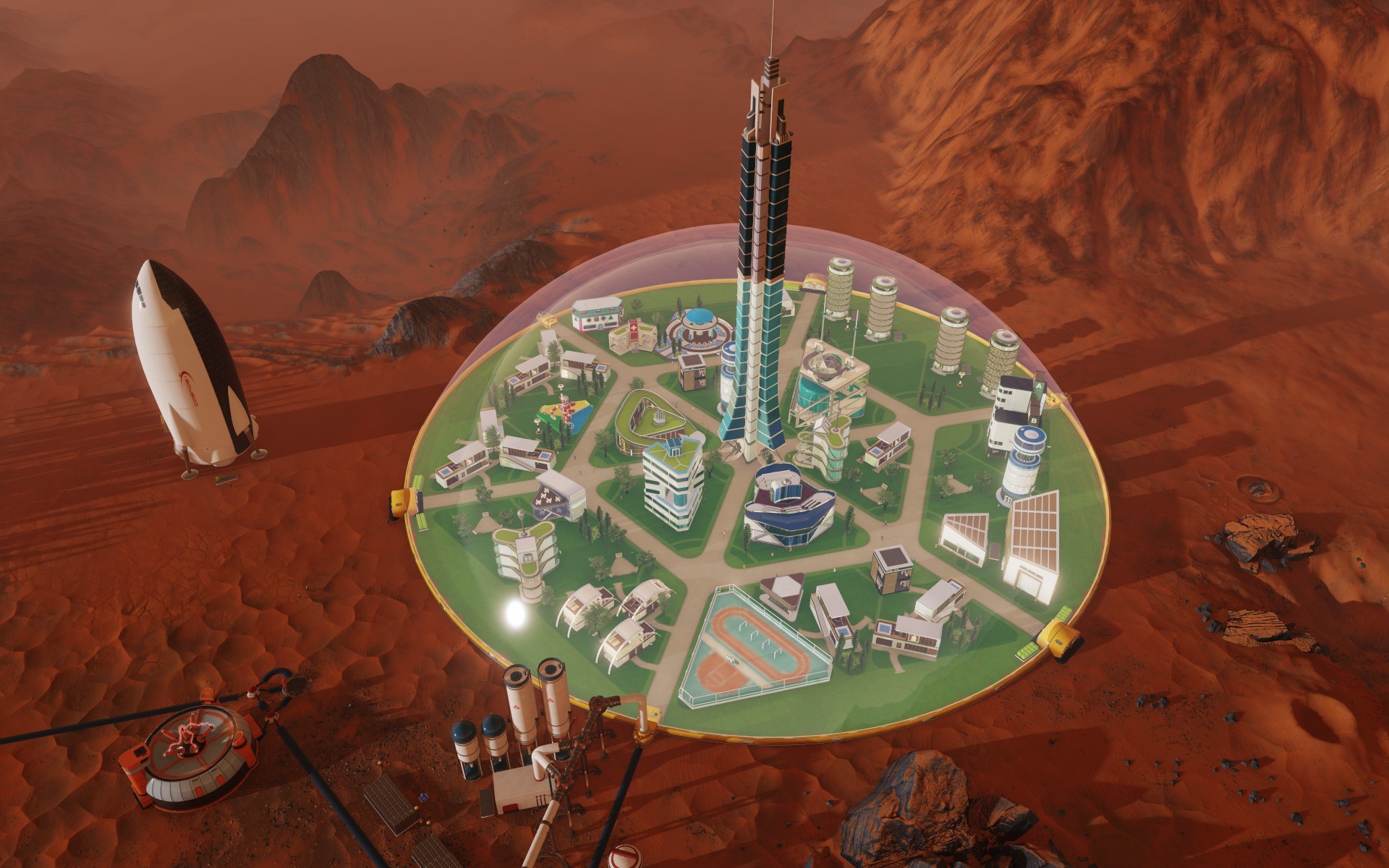 Игра строить планеты. Surviving Mars игра. Колонизация Марса игра. Колония на Марсе игра. Surviving Mars 3s104e.